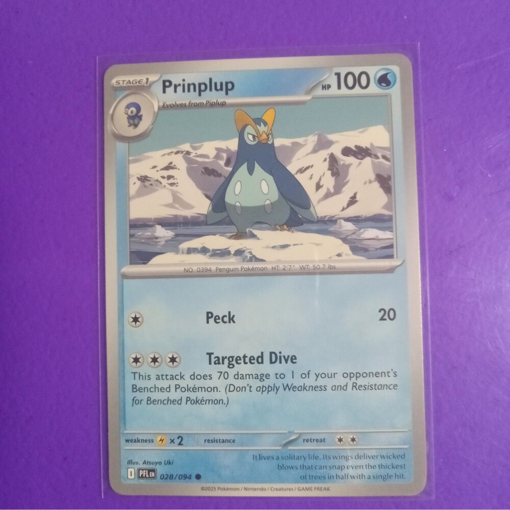 Prinplup 028/094 Me02: Phantasmal Flames Reverse Holo